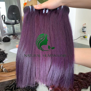 ผมต่อผมมนุษย์แท้สีบราซิลผมตรงมัดผมตรงแบบบราซิลเลียนแท้ - Product Image 1