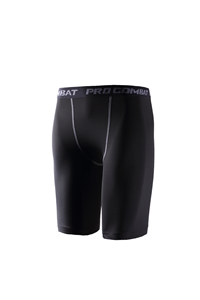 <b>Mens</b> 3/4 Compression Tights Custom Logo Sports <b>Base</b> <b>Layer</b> Pants Quick Dry Anti-Bacterial Anti-UV Elastic Waist OEM ODM Leggings - Product Image 4