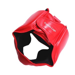 Protector de cabeza de boxeo de diseño personalizado de calidad superior Patrón de cara de cuero Premium Hecho en stock Material de PU de la mejor calidad - Product Image 6