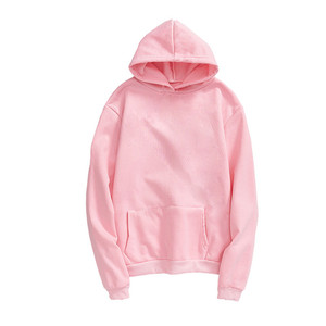 Taille asiatique unisexe hommes 100% polyester polaire pas cher OEM blanc personnaliser Logo lâche sweat à capuche sweats à capuche - Product Image 3