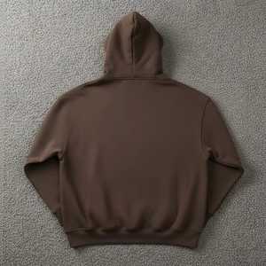 Nueva Llegada Sudadera con Capucha de Algodón 100% de 400 g/m² para Otoño, Estilo Urbano, Marca de Ropa, Sudadera Tipo Pullover Bordada, Personalización Ecológica - Product Image 3