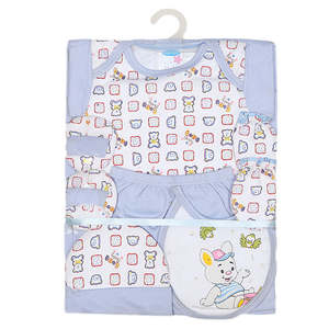 Ensemble cadeau pour nouveau-né 5 pièces - Bleu clair - Product Image 1