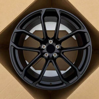 Jantes 5x130 20 21 22 pouces Jantes noires en alliage forgé sur mesure pour Porsche Cayman 981 982 718 GT4 Cayenne GTS Turbo Macan