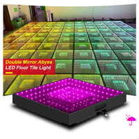 SHTX Großhandel Magnetische 3D Infinity Spiegel LED Tanzfläche Wasserdichte Fliesen für Hochzeiten Events Nachtclubs Partys Bühnenaufbau