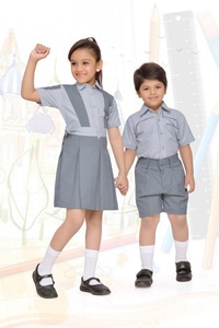ชุดนักเรียนเด็กผ้าฝ้ายคุณภาพสูงแบบ unisex พร้อมสีและขนาดที่ปรับแต่งได้โดยผู้ส่งออกชาวอินเดีย - Product Image 5