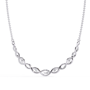 Collier en or 18 carats avec diamant cultivé en laboratoire pour femmes, magnifique accessoire de bijouterie - Product Image 3
