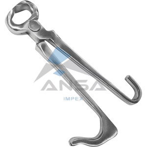 Pince à sabot pour poulain de 9 pouces Outil de maréchal-ferrant en acier inoxydable de qualité supérieure pour le bétail Pince à sabot à une main Sharp Durable - Product Image 1