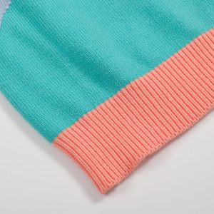 Polos Vintage de manga corta para hombre, camisas informales con patrones geométricos de punto multicolor, Polo de algodón 100% - Product Image 3