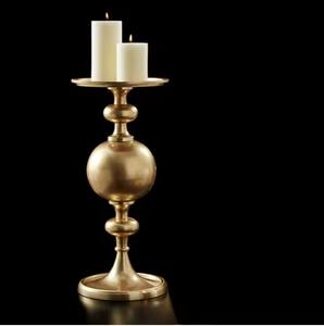 Nouveau design pilier en laiton bougeoir en métal décoration de noël et de mariage bougeoir - Product Image 6