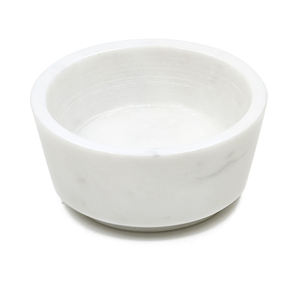 Premium Quality <b>Large</b> White Marble <b>Bowl</b> for Food & Fruits Serving Home Decoration & Custom Logo Wholesale Supplier - Product Image 1