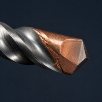 Mèche de perçage SDS Plus pour marteau perforateur, pointe en carbure brasée au cuivre pour le perçage du béton, de la pierre et de la brique