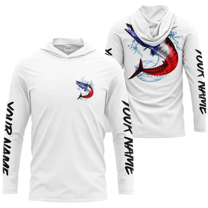 Custom sublimation fishing jersey with moisture wicking fabric and breathable mesh designed for professional and casual anglers