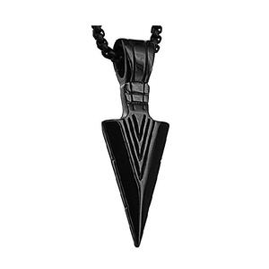 Pendentif en acier au titane pour hommes européens et américains Street Fashion Hip Hop Personnalité créative avec pierre de zircon pour les fêtes - Product Image 1