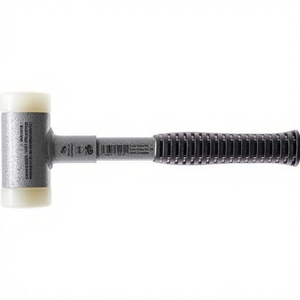 Supercraft Soft-Faced <b>Hammer</b> 300mm Length 40mm Head Diameter Recoil-Free Steel Tube Hard Nylon White HALDER - Product Image 3