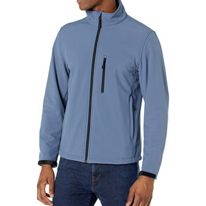 Chaqueta Softshell con Logotipo Personalizado para Hombre y Mujer, Diseño Ajustado, con Cuello Alto Transpirable, Ligera y Resistente al Agua para Invierno - Product Image 2