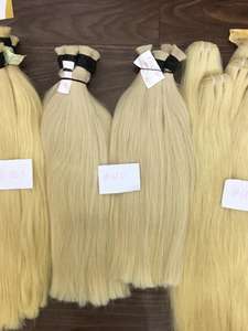 613 cheveux humains vierges blonds en vrac, 613 mèches de cheveux blonds avec prix de gros 100% cheveux humains - Product Image 4