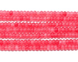 Perles Rondelles Lisses en Quartz Cerise, Fil de Pierres Précieuses Naturelles pour la Fabrication de Colliers et Bracelets, Meilleur Choix pour 2026 - Product Image 4