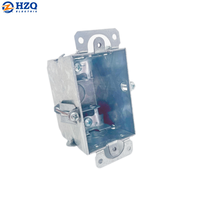 Boîtes de commutation groupables 3 "* 2" -- Boîte de conduit de boîte de sortie métallique profonde de 2 à 1/2 "pour dispositifs duplex en acier galvanisé