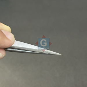 Pinzas de extensión de pestañas rectas de acero inoxidable reutilizables - Product Image 5