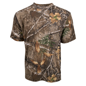 Camisetas de camuflaje de peso pesado de algodón 100% para hombre, camisas de gran tamaño, ropa de caza con estampado de camuflaje, camiseta para exteriores para hombre - Product Image 2