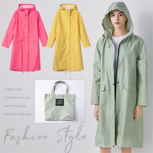 Chubasquero largo para mujer, ciclismo al aire libre, senderismo, lluvia al aire libre, abrigo largo para mujer, ropa de calle, abrigo largo para lluvia de verano, chaqueta para mujer - Product Image 6