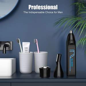 เครื่องตัดขนแบบพกพา ชาร์จผ่าน USB สำหรับมืออาชีพ ไม่เจ็บ 3-in-1 กำจัดขนคิ้ว จมูก และขนบนใบหน้า สำหรับผู้ชายและผู้หญิง - Product Image 6