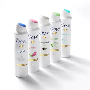 Semprotan badan merpati terbaik untuk pemakaian sehari-hari/Dove Deodoran semprotan asli Apel kering tidak terlihat Lemon 6x250ml untuk dijual