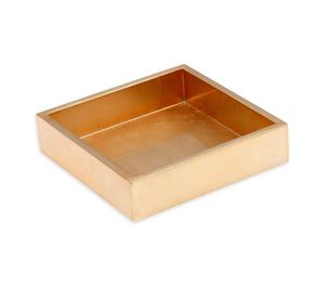 Porta Servilletas de Laca Dorado, Diseño Creativo Ashley, Caja de Pañuelos Creativa para Bodas, Alta Calidad - Product Image 5