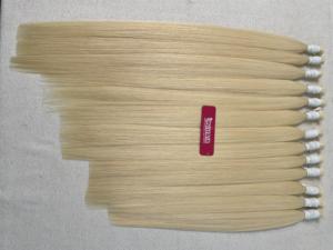 Extensions de cheveux en vrac vietnamiennes de haute qualité 100% vierge humaine crue de qualité 12A droites #613 couleur 100% vendeurs de cheveux en vrac bruts - Product Image 3