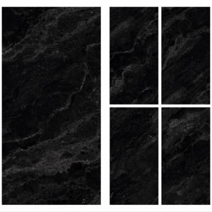 Carreaux en porcelaine émaillée de haute qualité, surface noire brillante AMALFI - Product Image 1