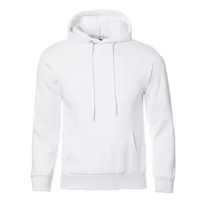 Unisex <b>Lightweight</b> Cotton Pullover Sweatshirt Anti-Wrinkle Quick Dry Heavyweight Hood Casual Fitness Style Solid Lined Design - Product Image 5