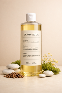 Huile de pépins de raisin pressée à froid naturelle en marque blanche pour le soin du corps et du visage, qualité supérieure, emballage personnalisé OEM/ODM - Product Image 2