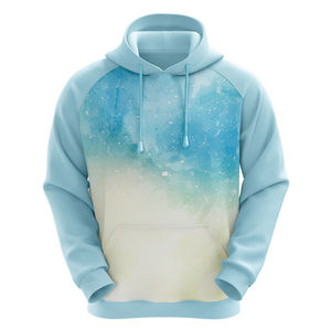 Streetwear Hip Hop Style hommes Sun Faded Hoodies à vendre en gros poids lourd plaine hommes Streetwear pull à capuche - Product Image 2