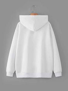 เสื้อผ้าผู้ชายแบบมีฮู้ดผ้าคอตตอน100% ปักลายด้วยพัฟสีขาวโลโก้ออกแบบได้ตามต้องการ - Product Image 6