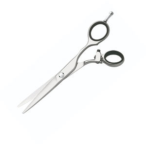 Top Quality Barber Scissors For Hair Salon Metal Steel Sharp Blade Beauty Parlor Scissor With Adjustable <b>Ring</b> And <b>Rubber</b> <b>Ring</b> - Product Image 4
