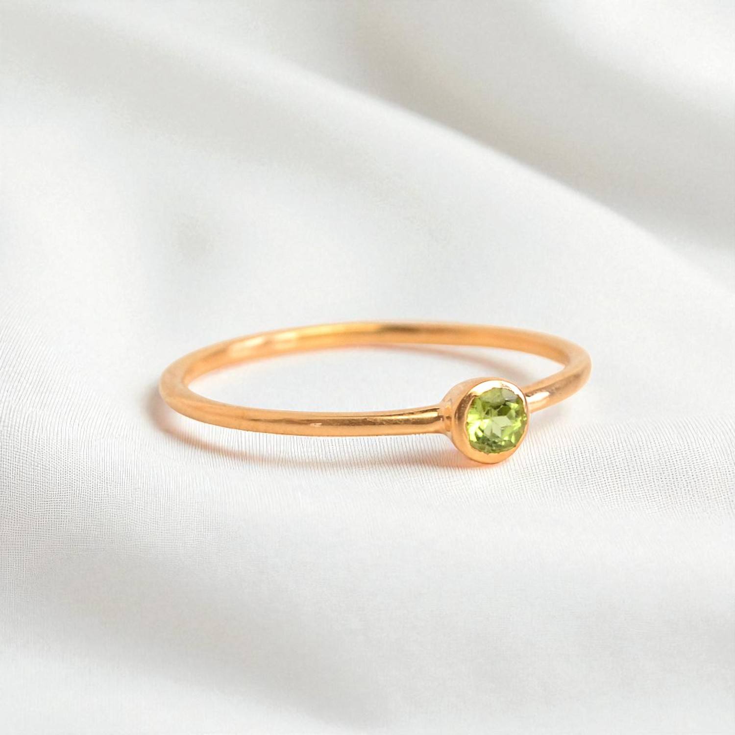Péridot Or Rose
