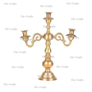 Candelabro Decorativo de Diseño Atractivo en Metal y Cristal con Recipiente para Flores para Decoración de Eventos - Product Image 4