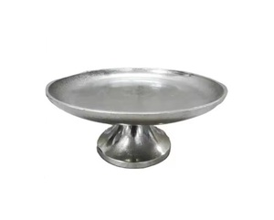 Support de gâteau rond en laiton et aluminium en métal présentoir de buffet pour la fête d'anniversaire et la cérémonie de mariage à la main - Product Image 3