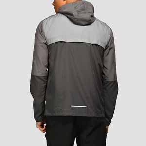 Factory Wholesale Men's Sport Zipper Windbreaker <b>Jacket</b> Polyester Hooded Winter Style Sporty Style Sustainable <b>Jackets</b> for Men - Product Image 4