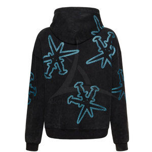 Meilleurs sweats à capuche pour hommes en coton 100% pour l'hiver, avec strass, couleur unie, légers, écologiques, respirants - Product Image 2