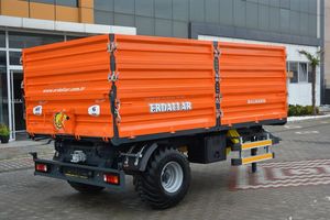 Compre Remolques Agrícolas de Alta Calidad de 4 Ruedas y 3-10 Toneladas, Remolque de Tractor con Volquete Hidráulico de 2 Ruedas, Remolques Agrícolas para Tractores - Product Image 4