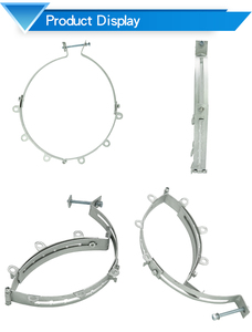 Le meilleur cerceau de câble à fibre optique de galvanisation à chaud réglable de haute qualité pince de poteau de tension en acier pince de poteau réglable - Product Image 4