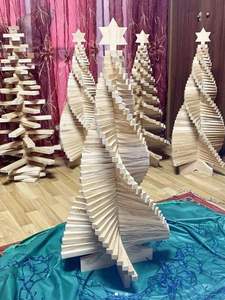 USER CHRISTMAS <b>TREE</b> ECO FRIENDLY DECORATION HANDMADE GIFT Ornamental Wooden <b>Tree</b> Made in Cherry a <b>Tree</b> for Any Season - Product Image 6