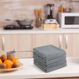 Ensemble de serviettes éponge unilatérales 100% coton plat en bambou tissé à carreaux conçu sur mesure pour un usage commercial domestique pour les serviettes de cuisine - Product Image 2