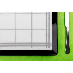 Tovaglioli Grigi 48x48cm con Stampa Lyon, Morbidi e Asciutti, B2B - Product Image 2