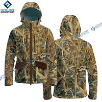 Chaqueta de Plumón con Diseño de Camuflaje de Moda 2025, Chaqueta de Caza de Invierno Sublimada con Capucha Personalizada de Alta Calidad para Hombre