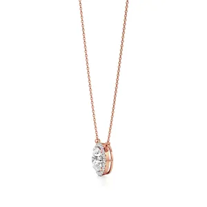 สร้อยคอเพชรทรงรัศมีเดี่ยว Radiance - Product Image 3