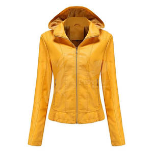 Dernier style de veste en cuir pour femmes Veste en cuir pour femmes en gros Meilleures ventes de vestes pour femmes - Product Image 1