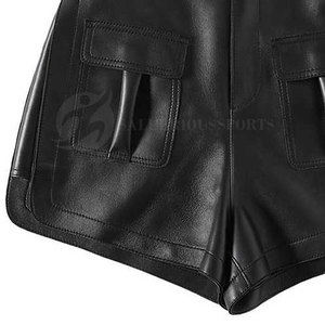 Shorts de Moda Urbana para Mujer, Spandex/Poliéster, Cintura Alta, Cierre con Cordón, Opciones de Color Personalizadas, Ecológicos y Transpirables - Product Image 5