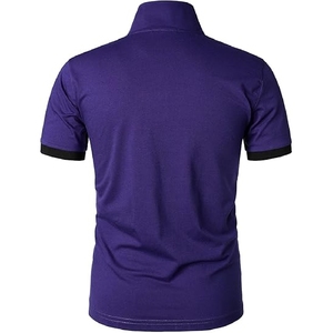 Polo personalizado para hombre con función antiarrugas, ajuste clásico, estampado de algodón peinado, logotipo personalizado en stock - Product Image 2